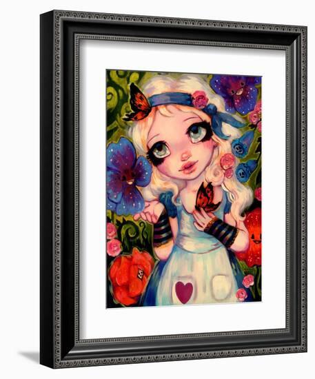 Alice and The Talking Garden-Natasha Wescoat-Framed Giclee Print