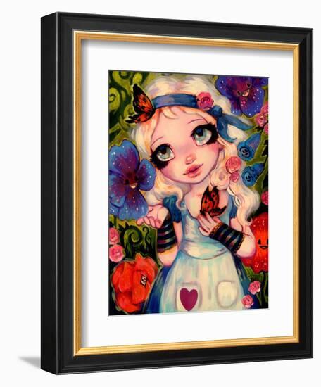 Alice and The Talking Garden-Natasha Wescoat-Framed Giclee Print