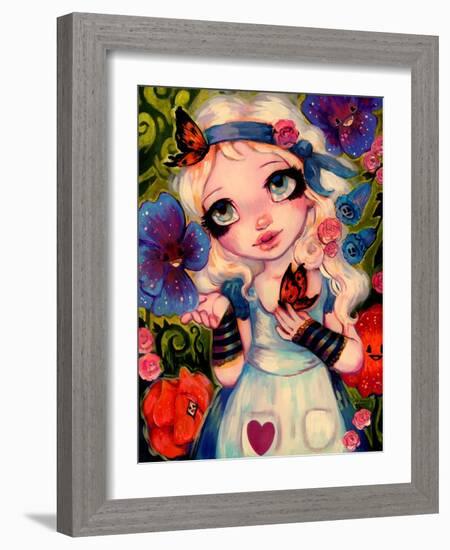 Alice and The Talking Garden-Natasha Wescoat-Framed Giclee Print