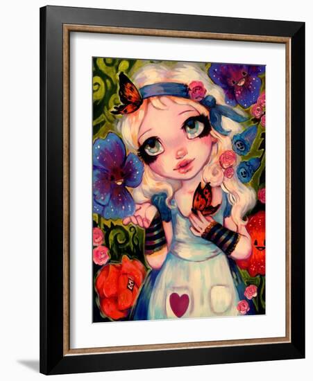 Alice and The Talking Garden-Natasha Wescoat-Framed Giclee Print