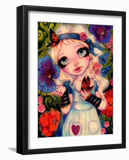 Alice and The Talking Garden-Natasha Wescoat-Framed Giclee Print