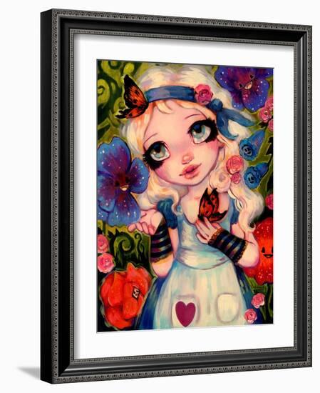 Alice and The Talking Garden-Natasha Wescoat-Framed Giclee Print