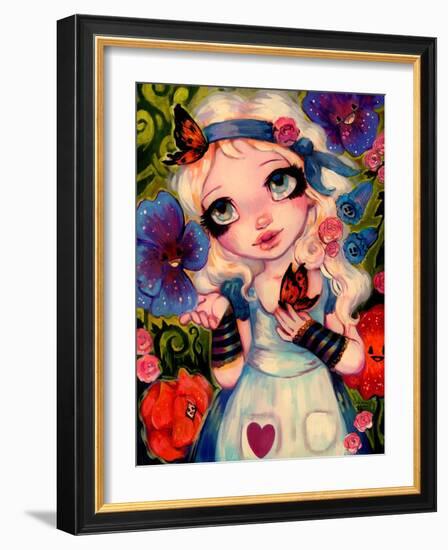 Alice and The Talking Garden-Natasha Wescoat-Framed Giclee Print