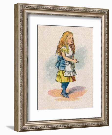 Alice and the Thimble, 1930-John Tenniel-Framed Giclee Print