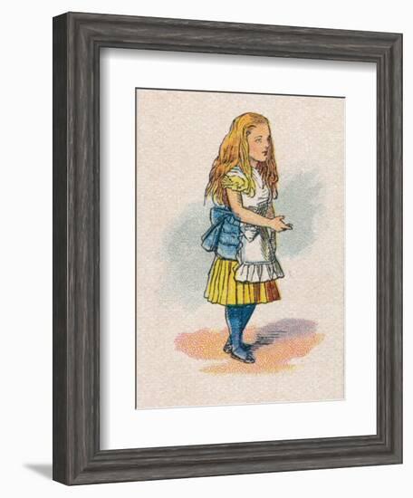 Alice and the Thimble, 1930-John Tenniel-Framed Giclee Print