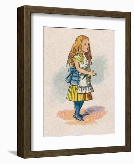 Alice and the Thimble, 1930-John Tenniel-Framed Giclee Print