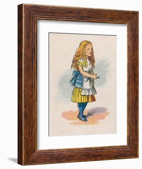 Alice and the Thimble, 1930-John Tenniel-Framed Giclee Print