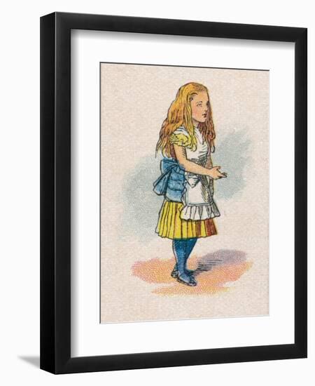 Alice and the Thimble, 1930-John Tenniel-Framed Giclee Print