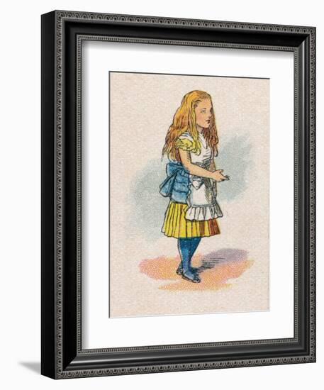 Alice and the Thimble, 1930-John Tenniel-Framed Giclee Print