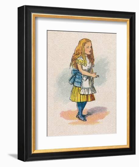 Alice and the Thimble, 1930-John Tenniel-Framed Giclee Print