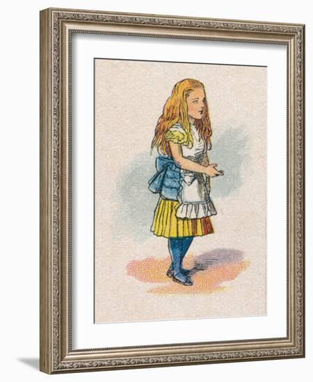 Alice and the Thimble, 1930-John Tenniel-Framed Giclee Print