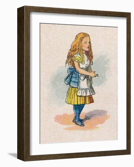 Alice and the Thimble, 1930-John Tenniel-Framed Giclee Print