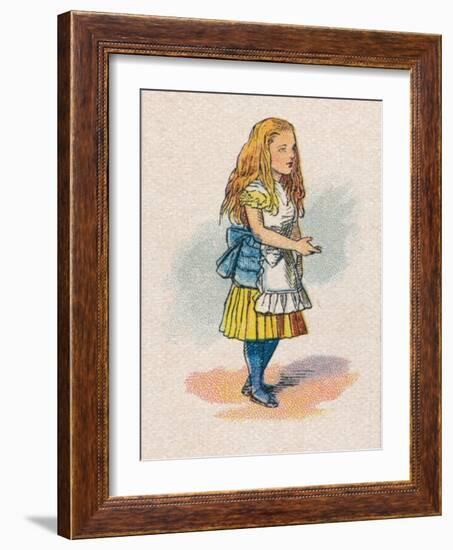 Alice and the Thimble, 1930-John Tenniel-Framed Giclee Print