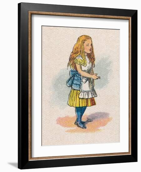 Alice and the Thimble, 1930-John Tenniel-Framed Giclee Print