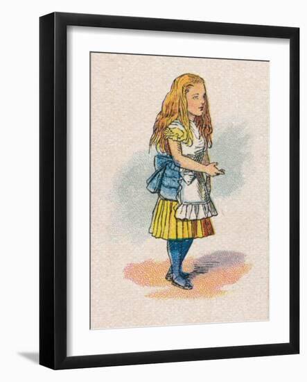 Alice and the Thimble, 1930-John Tenniel-Framed Giclee Print