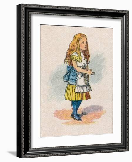 Alice and the Thimble, 1930-John Tenniel-Framed Giclee Print