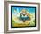 Alice and the White Rabbit, 2013-Frances Broomfield-Framed Giclee Print