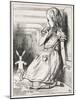 Alice and the White-John Tenniel-Mounted Giclee Print