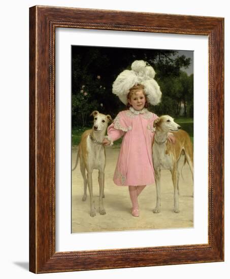 Alice Antoinette De La Mar, Aged Five-Jan van Beers-Framed Giclee Print