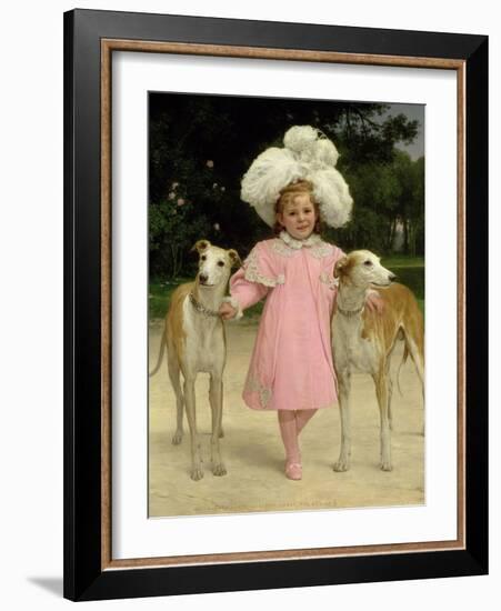 Alice Antoinette De La Mar, Aged Five-Jan van Beers-Framed Giclee Print