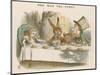 Alice at the Mad Hatter's Tea Party-John Tenniel-Mounted Photographic Print