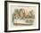 Alice at the Mad Hatter's Tea Party-John Tenniel-Framed Premium Photographic Print