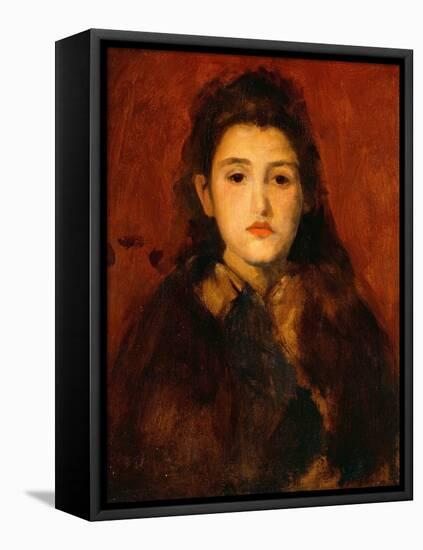 Alice Butt, C. 1895 (Oil on Canvas)-James Abbott McNeill Whistler-Framed Premier Image Canvas