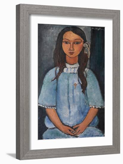 Alice, C. 1918-Amedeo Modigliani-Framed Giclee Print