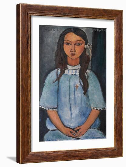 Alice, C. 1918-Amedeo Modigliani-Framed Giclee Print