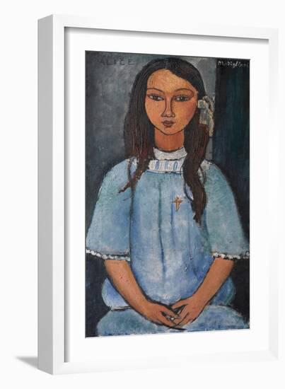 Alice, C. 1918-Amedeo Modigliani-Framed Giclee Print