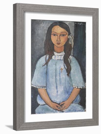 Alice, c. 1918-Amedeo Modigliani-Framed Giclee Print