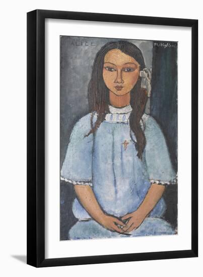 Alice, c. 1918-Amedeo Modigliani-Framed Giclee Print