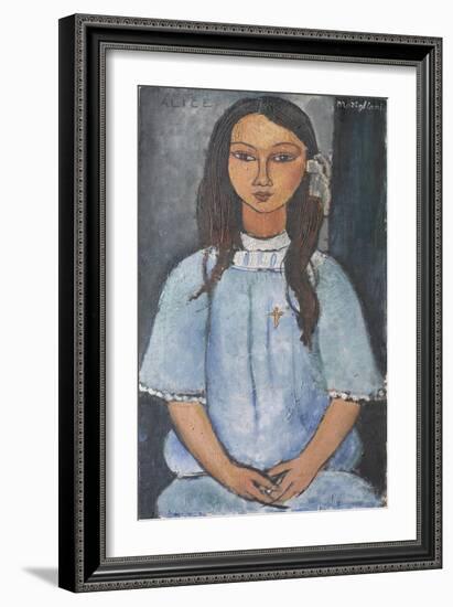 Alice, c. 1918-Amedeo Modigliani-Framed Giclee Print