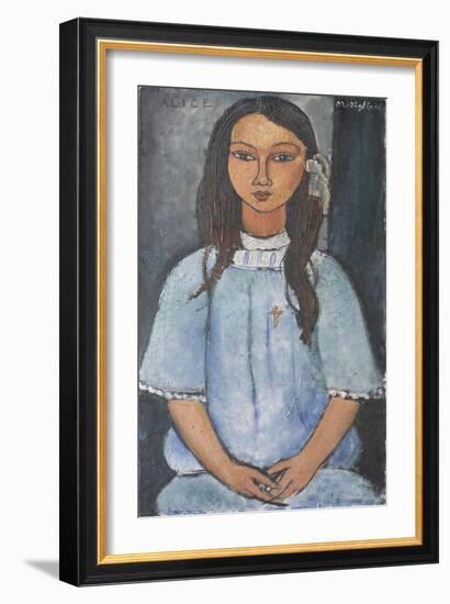 Alice, c. 1918-Amedeo Modigliani-Framed Giclee Print