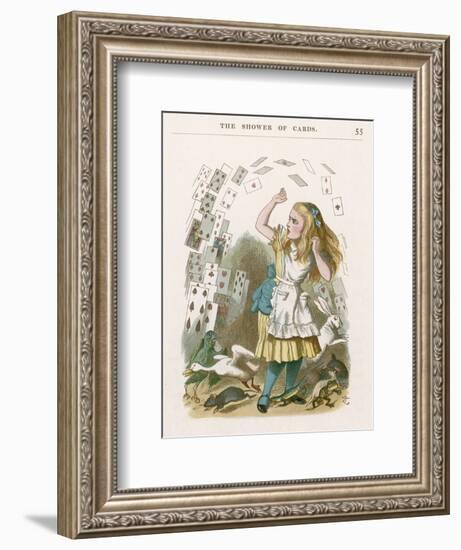 Alice Cards-null-Framed Giclee Print