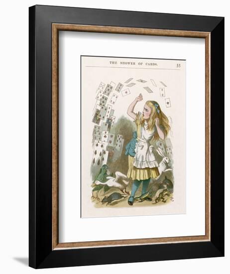 Alice Cards-null-Framed Giclee Print