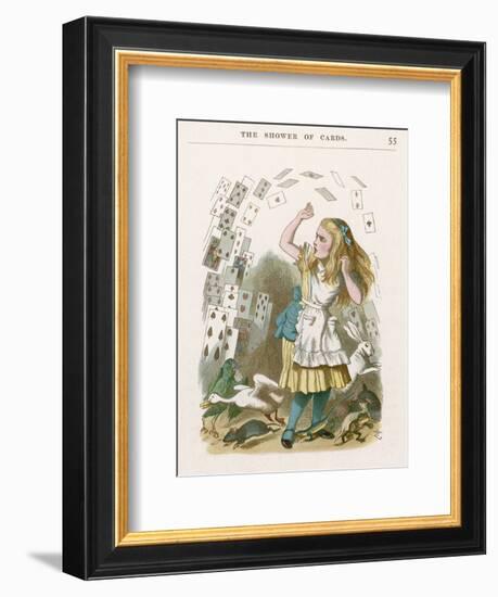 Alice Cards-null-Framed Giclee Print