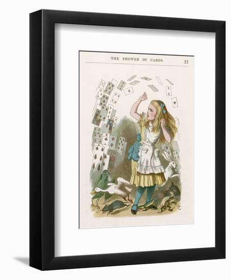 Alice Cards-null-Framed Giclee Print