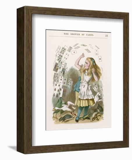 Alice Cards-null-Framed Giclee Print