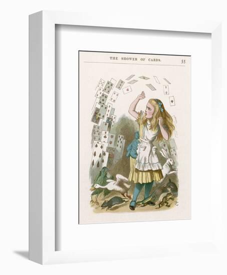 Alice Cards-null-Framed Giclee Print