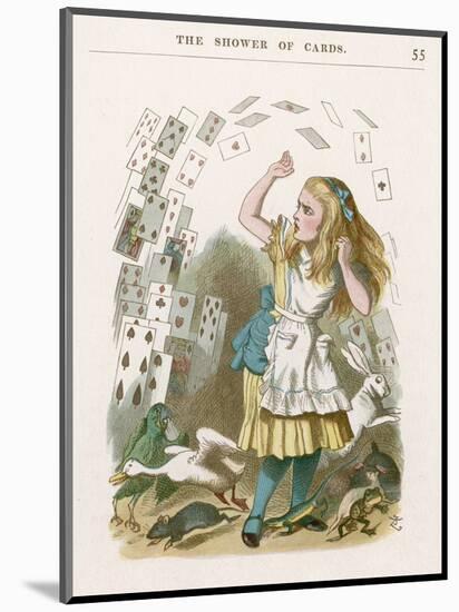 Alice Cards-null-Mounted Giclee Print