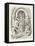 Alice Crowned as Queen "Queen" Alice with the Old Frog-John Tenniel-Framed Stretched Canvas