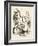 Alice Drops the White Rabbit, from 'Alice's Adventures in Wonderland' by Lewis Carroll (1832 - 98),-John Tenniel-Framed Giclee Print