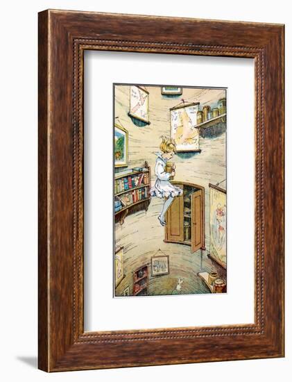 Alice Falling-null-Framed Giclee Print