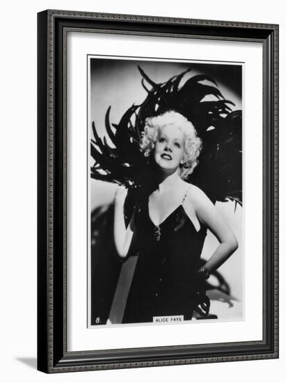 Alice Faye, American Actress and Singer, C1938-null-Framed Giclee Print