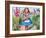 'Alice holding a pig in her arms.', c1910-John Tenniel-Framed Giclee Print