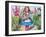 'Alice holding a pig in her arms.', c1910-John Tenniel-Framed Giclee Print