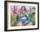 'Alice holding a pig in her arms.', c1910-John Tenniel-Framed Giclee Print