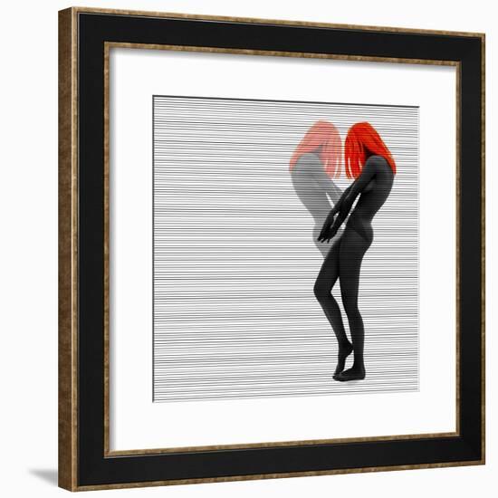 Alice In Mirror-NaxArt-Framed Premium Giclee Print