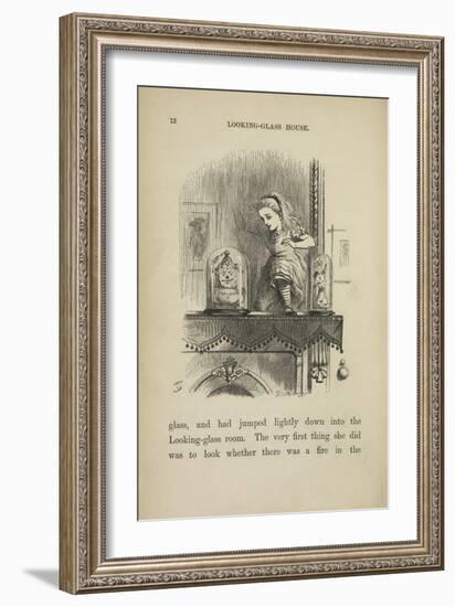 Alice in the Looking-glass Room-John Tenniel-Framed Giclee Print